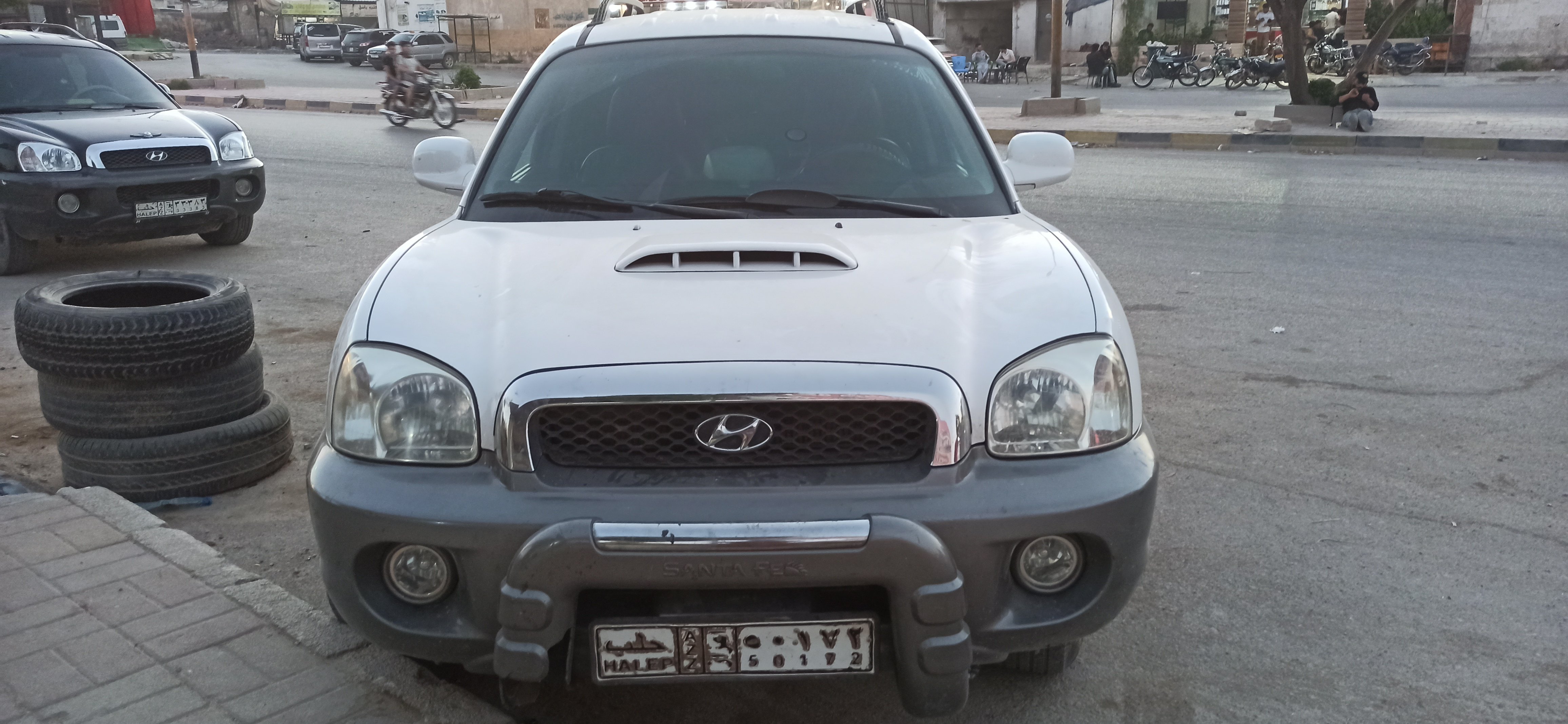 kilometrage car sale hyundai santa fe 2 2 d suv used 2001 aleppo ur image