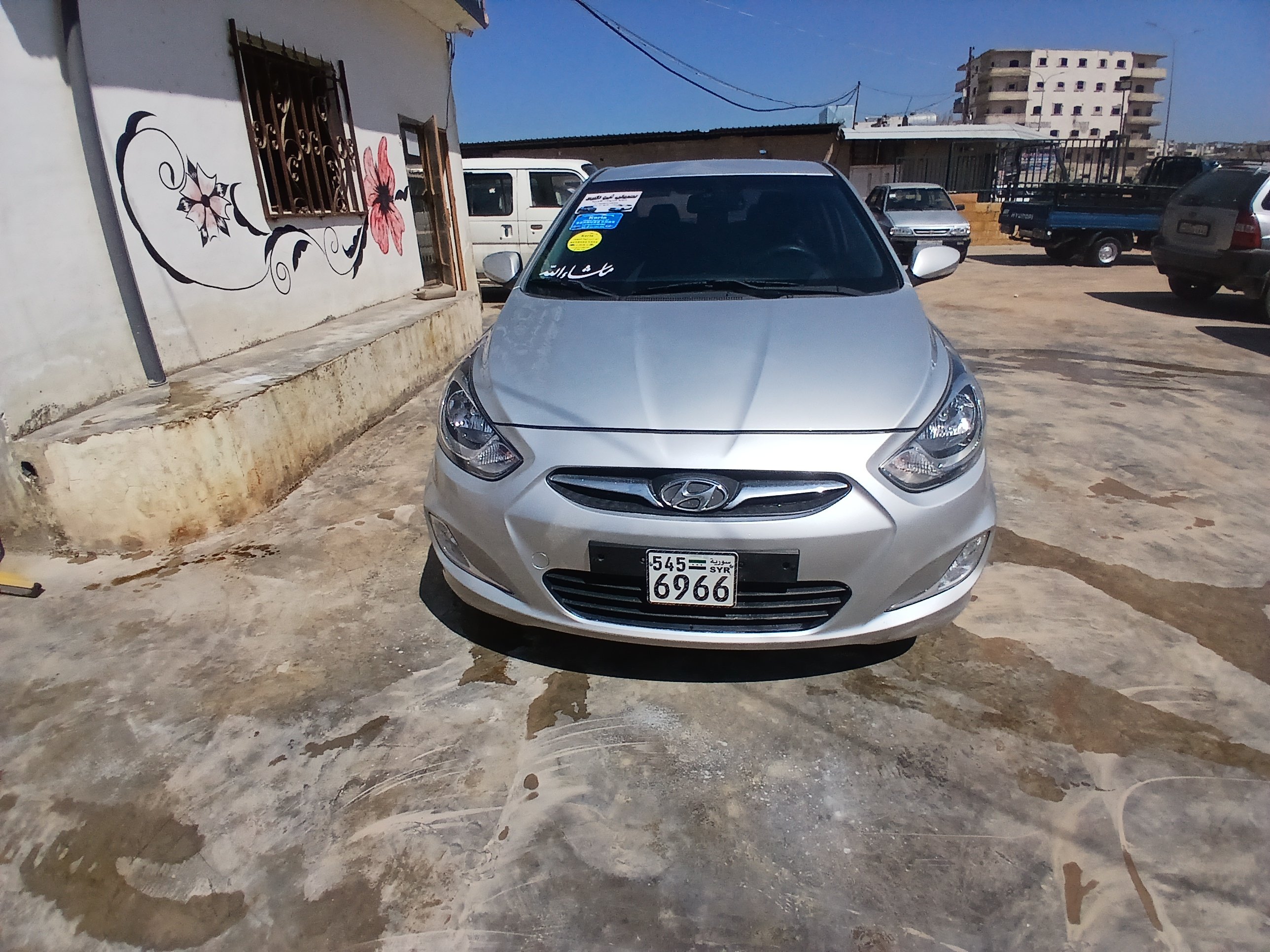 kilometrage car sale hyundai accent vvt sedan used 2012 aleppo xl image