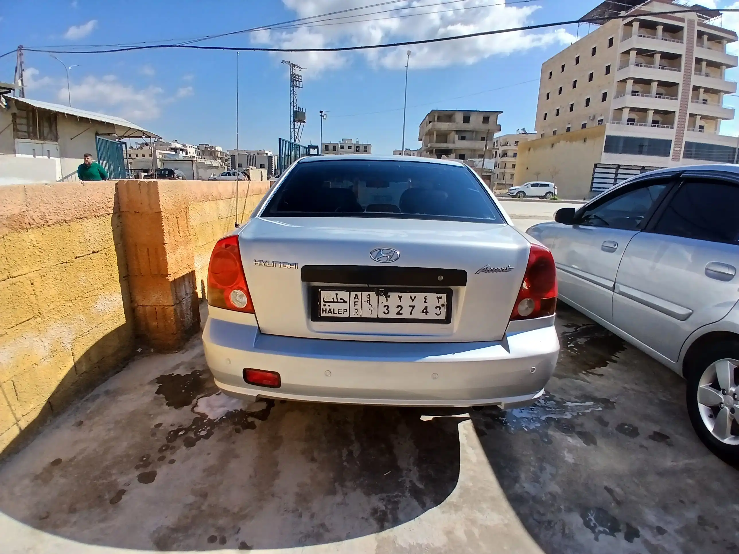 kilometrage car sale hyundai accent standard sedan used 2004 aleppo yz image