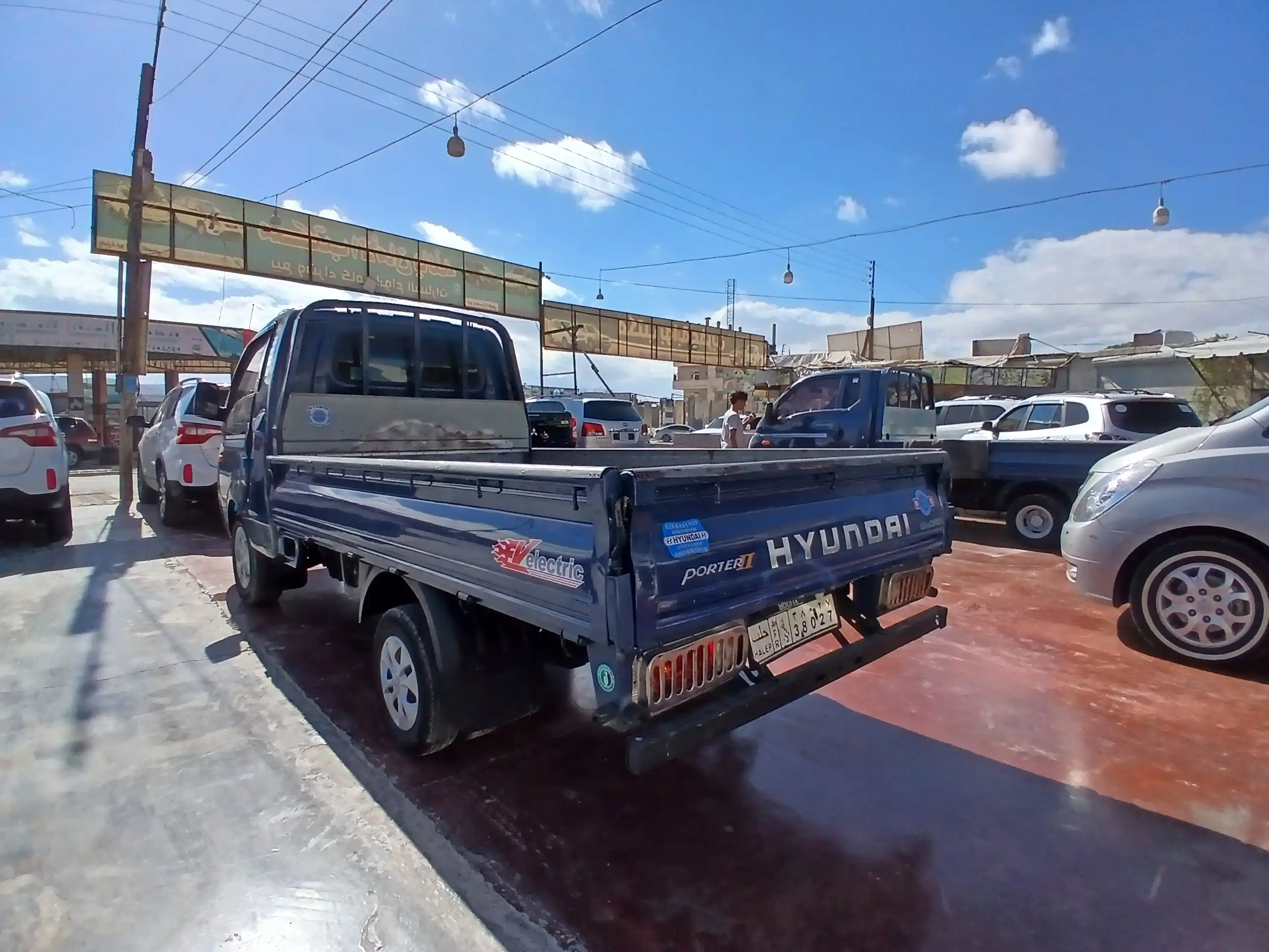 kilometrage car sale hyundai porter 2 crdi cargo truck used 2010 aleppo bk image