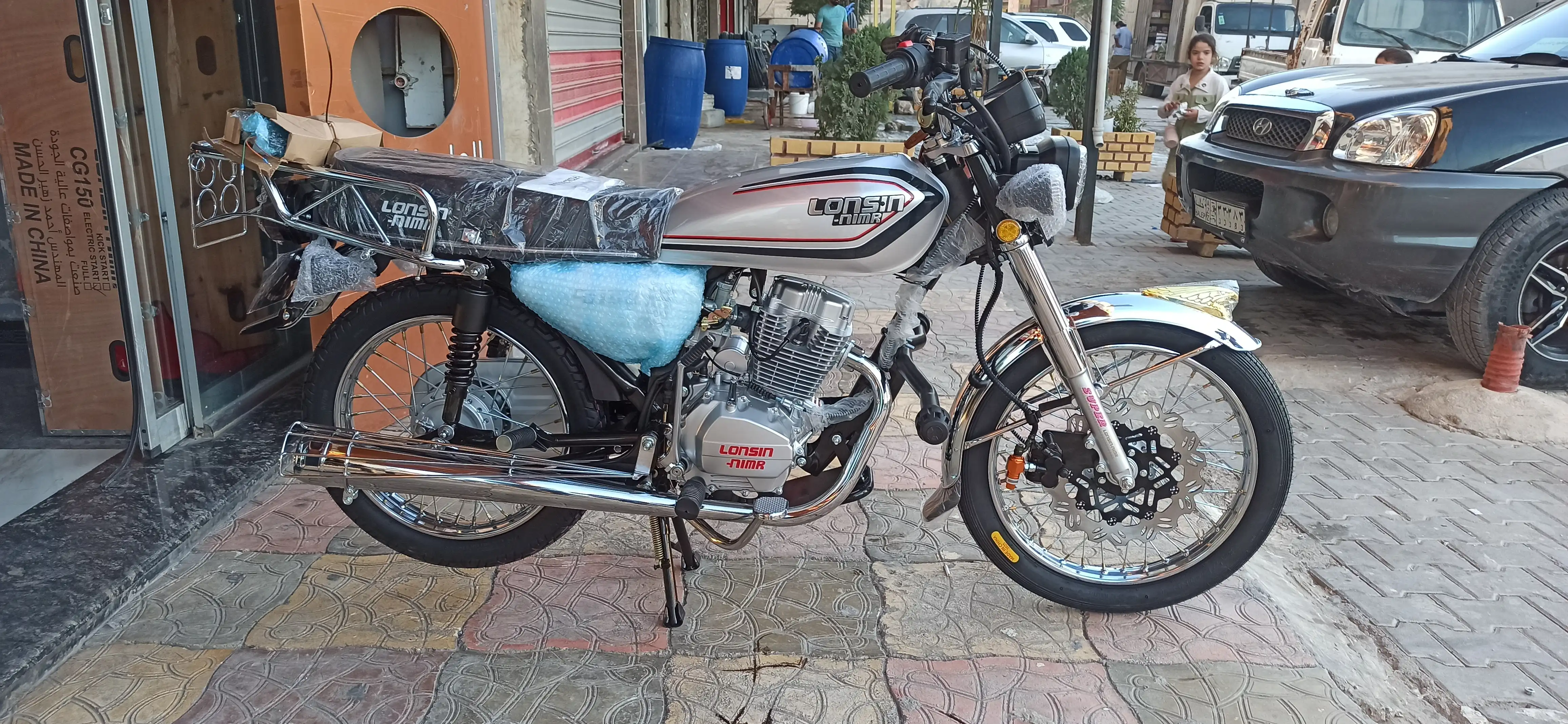 kilometrage motorbike loncin cg 150 commercial new 2025 aleppo as image