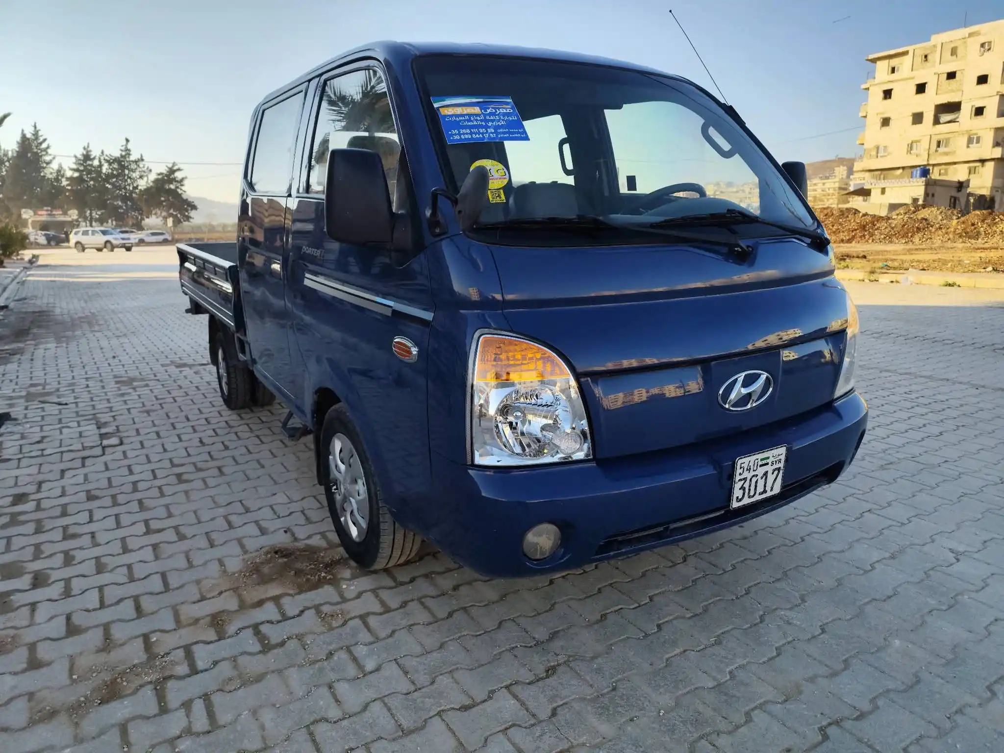 kilometrage car sale hyundai porter ii 2 crdi cargo truck used 2009 aleppo tk image