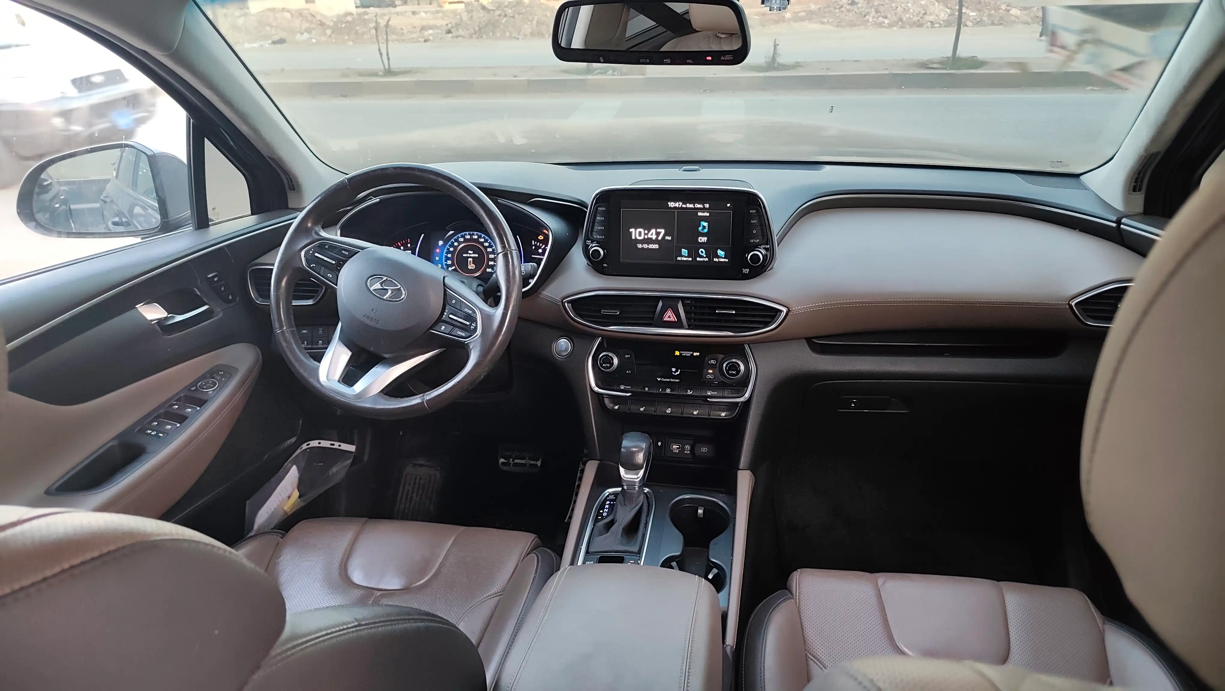 kilometrage car sale hyundai santa fe 2 2 d suv used 2019 aleppo hu image