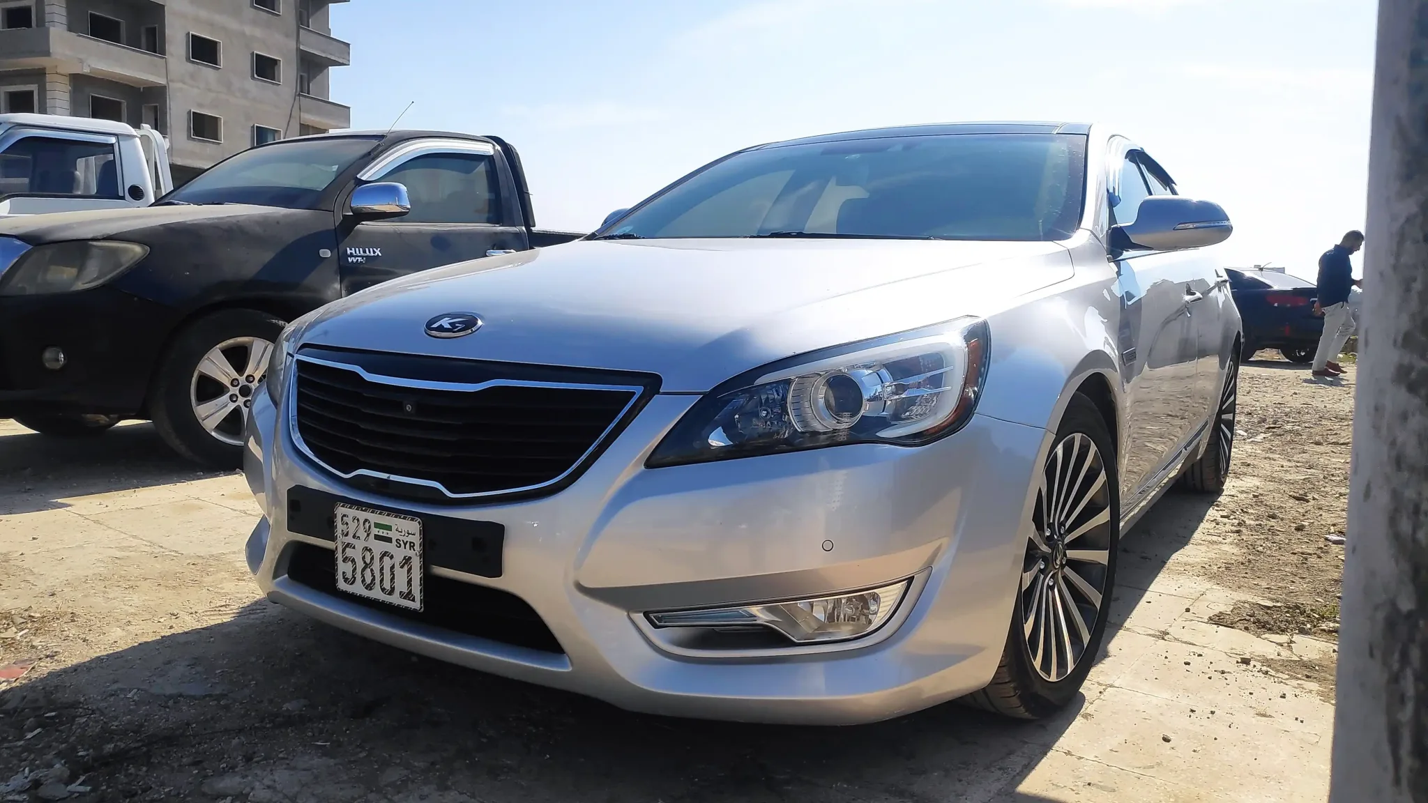 kilometrage car sale kia k7 standard sedan used 2011 tartus zr card image