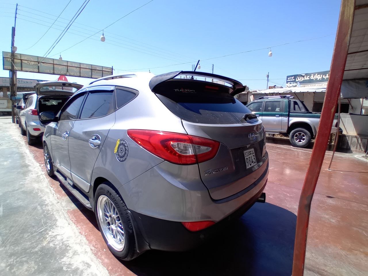 kilometrage car sale hyundai tucson standard suv used 2010 aleppo oi image