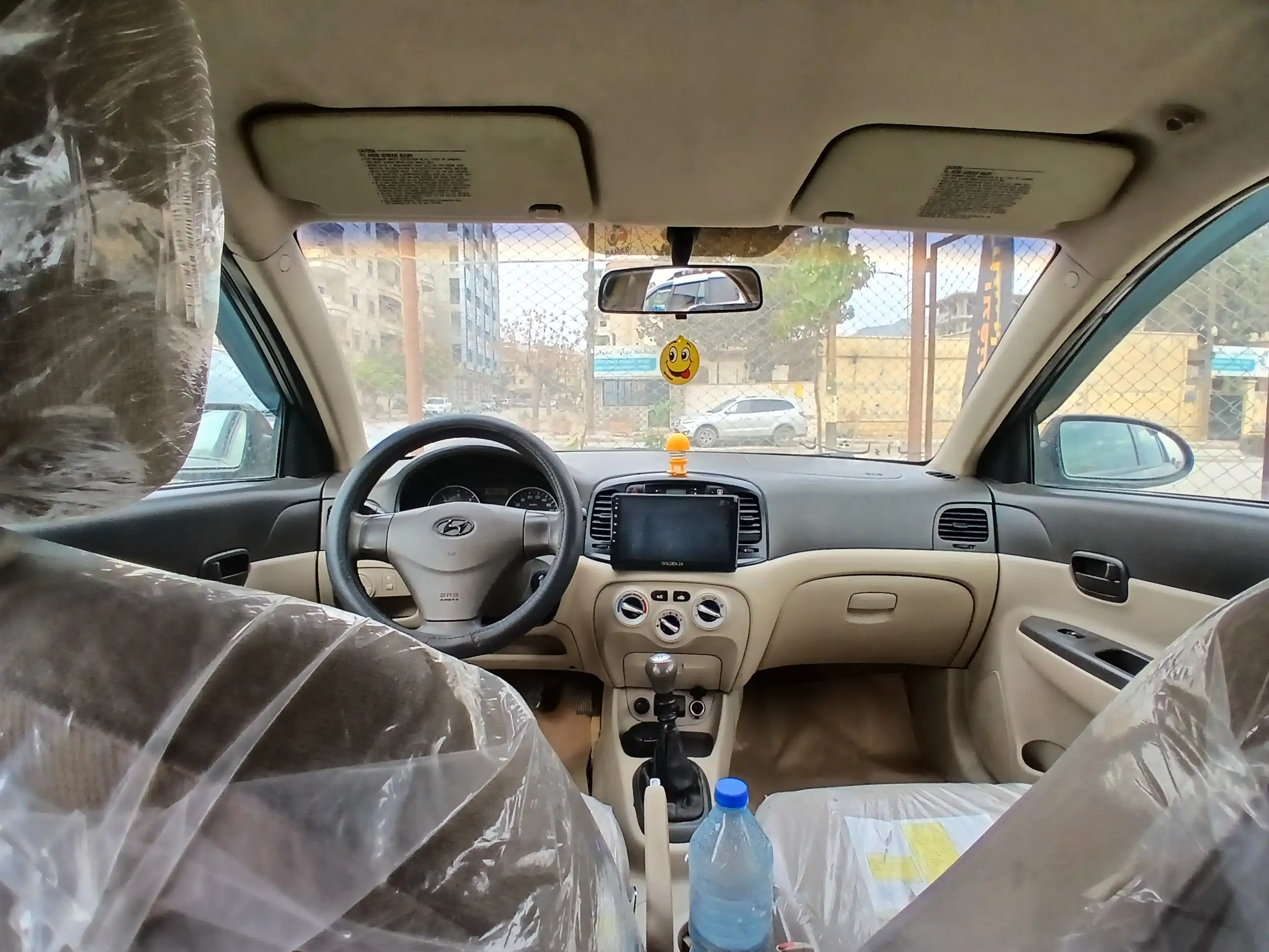 kilometrage car sale hyundai accent standard sedan used 2007 aleppo hi image