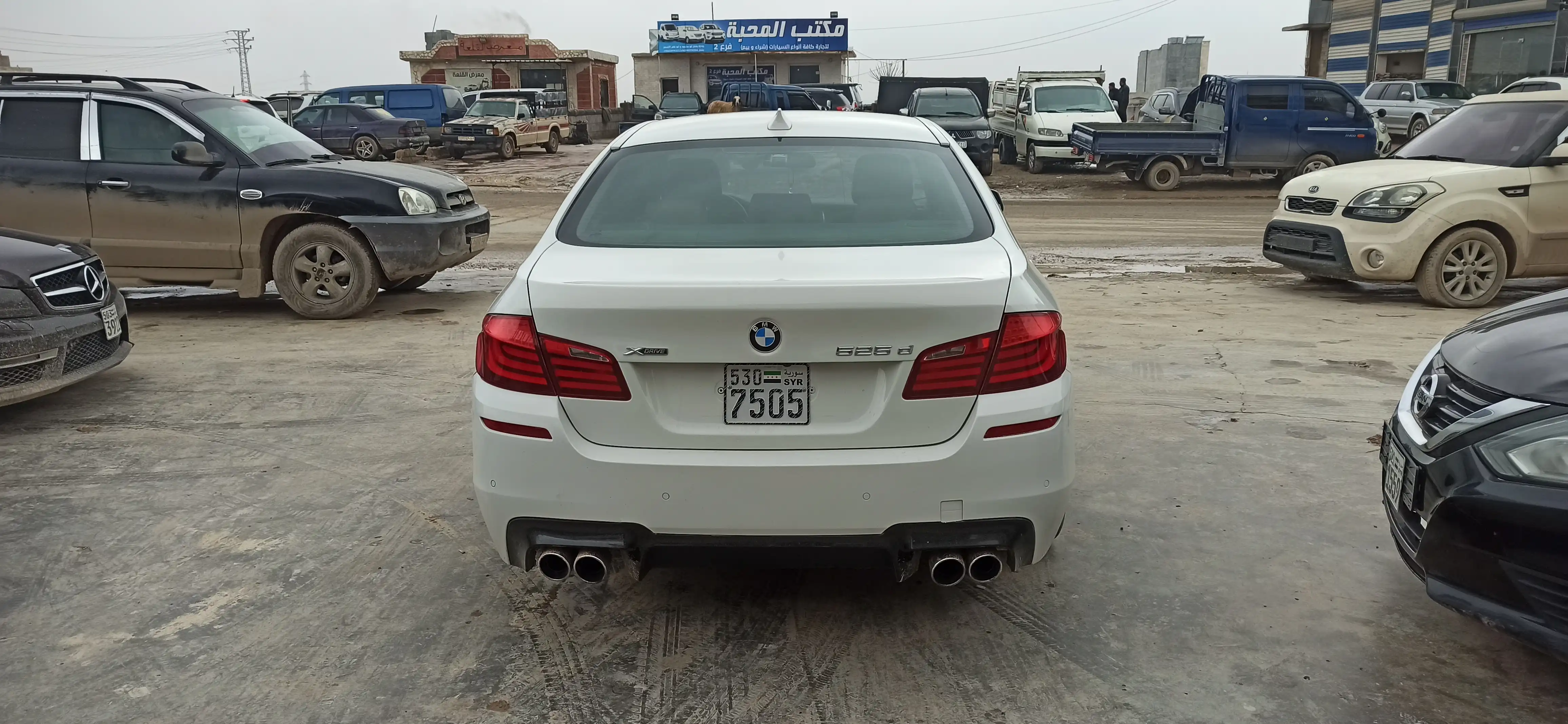 kilometrage car sale bmw 5 series 525 d sedan used 2013 aleppo rb image