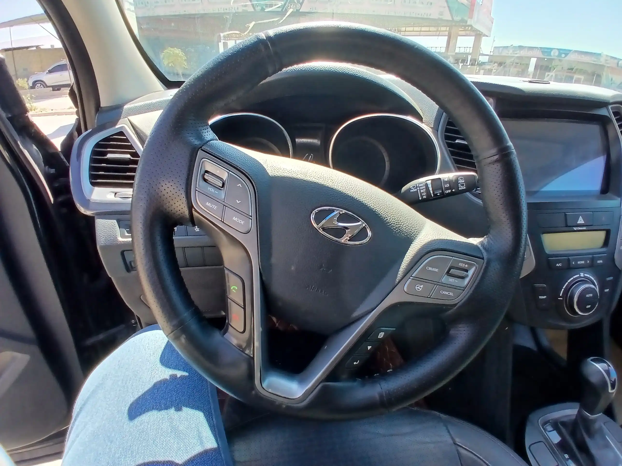 kilometrage car sale hyundai santa fe evgt suv used 2014 aleppo rf image