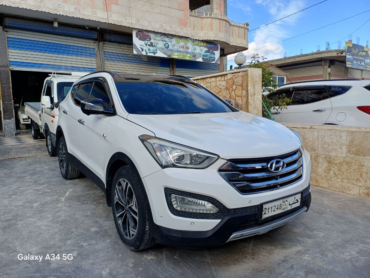 kilometrage car sale hyundai santa fe evgt suv used 2013 aleppo kz image