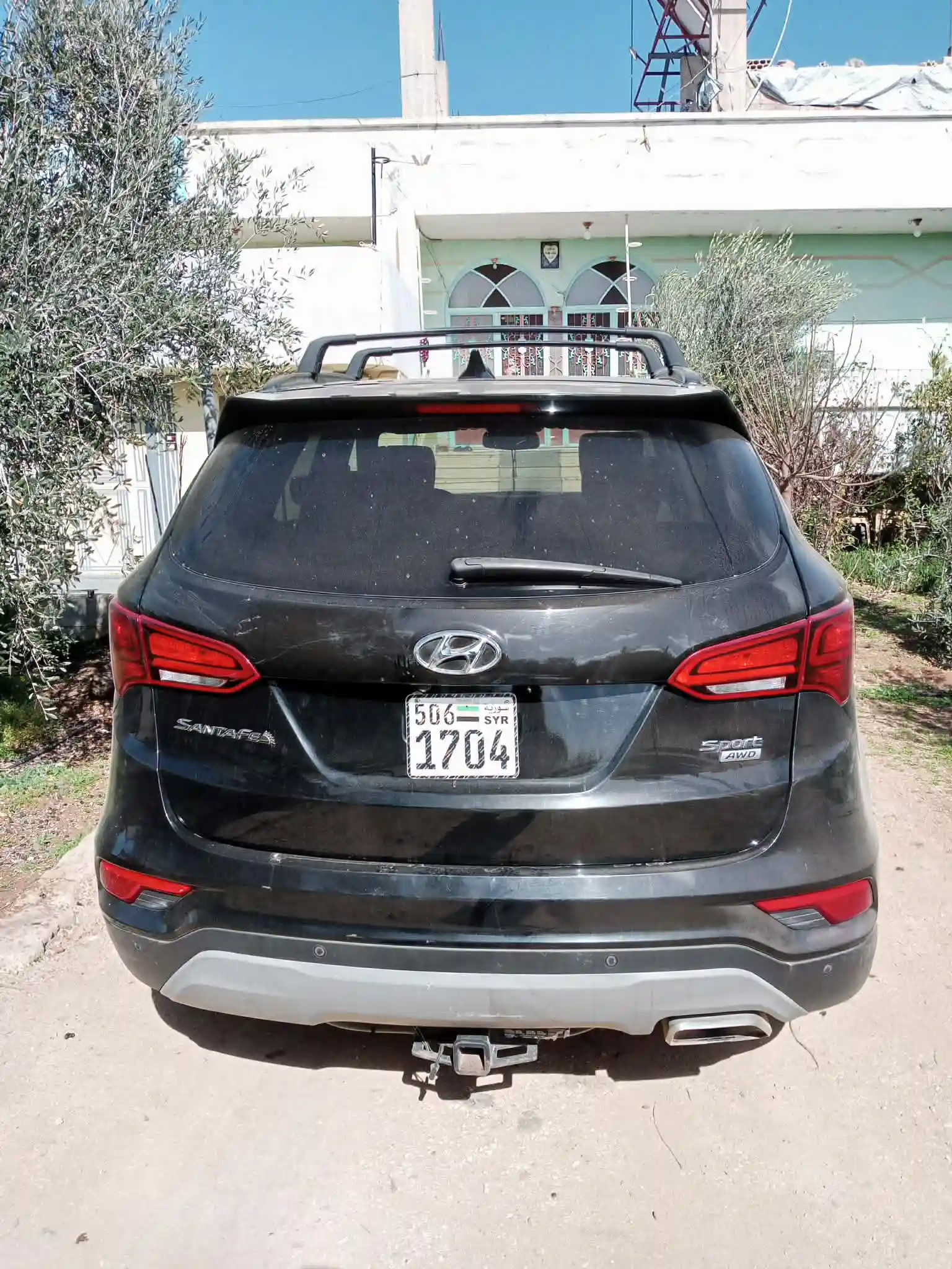 kilometrage car sale hyundai santa fe evgt suv used 2018 aleppo vj image