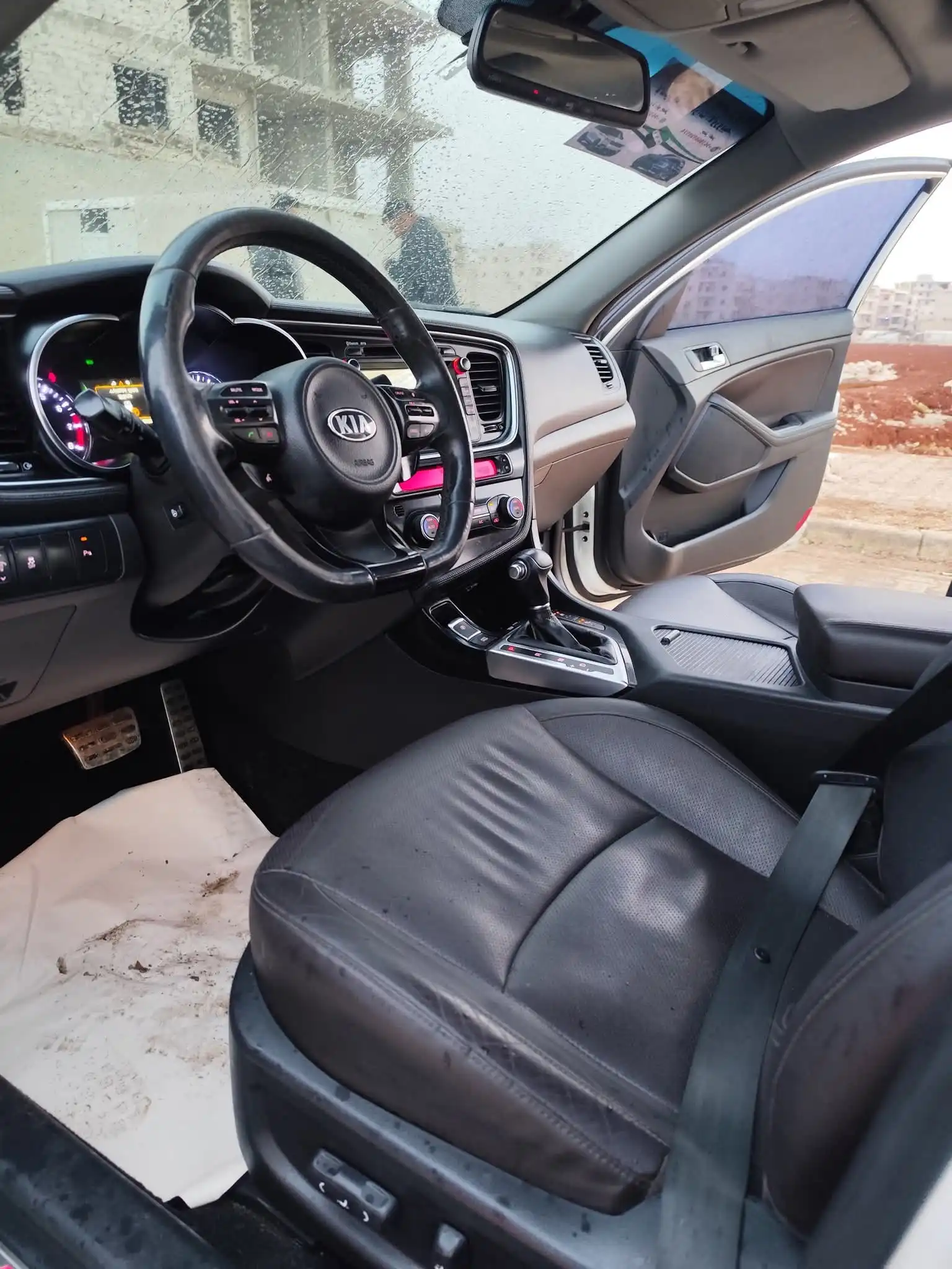 kilometrage car sale kia k5 standard sedan used 2014 aleppo me image