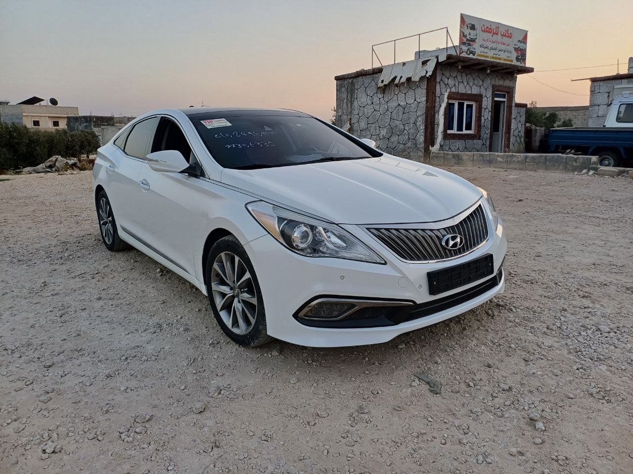 kilometrage car sale hyundai grandeur hg 220 sedan used 2015 aleppo pj image