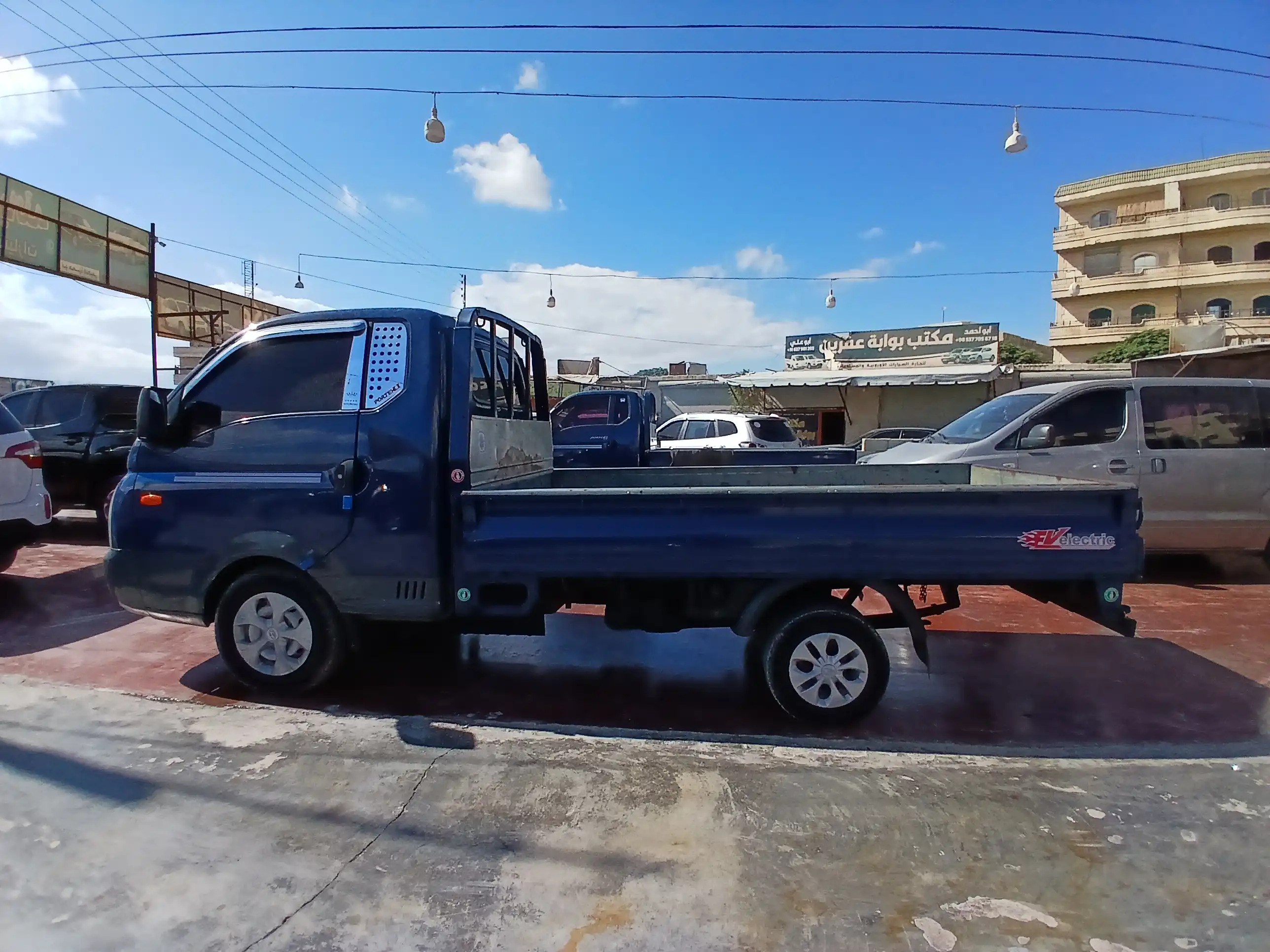 kilometrage car sale hyundai porter 2 crdi cargo truck used 2010 aleppo bk image